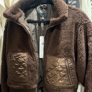 ALO Yoga Brown Sherpa Jacket